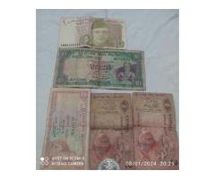 Sri Lanka Old notes & Foreign Old Coins