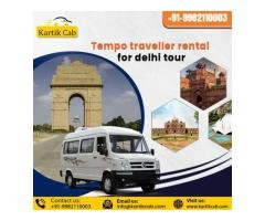 Book Luxury Tempo Traveller Rental in Delhi