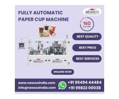 Nessco Fully Automatic Paper Cup Machine at Affordable Price