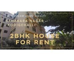 2 BHK +1T(W) house on the second floor is available for rent!