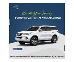 fortuner rental jaipur