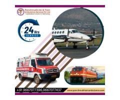 Book Panchmukhi Air and Train Ambulance in Patna with Superb Healthcare Accessories