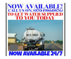 Imma Water Supply Services Abuja (YES, GET WATER SUPPLIED TO YOU FROM HERE)