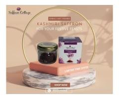 authentic handpicked Kashmiri saffron this Diwali. - 2