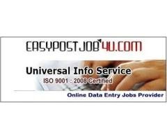 Opening for Online Part Time Job at Universal Info Service