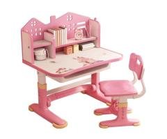 Kids Desk and Chair Set , Ergonomic Children School Writing Study Table Desktop with Drawers