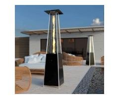 Pyramid Outdoor Gas Patio Heater Black & Stainless Steel color - 2