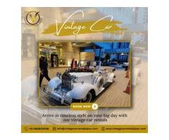 vintage car rental for promotional event