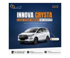 Luxury Innova Crysta for Rent in Jaipur - Book Now with India Tour Point