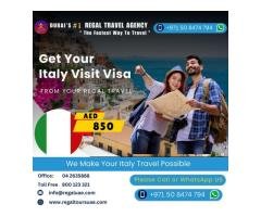 Quick and Simple Italy Visa Application from Dubai